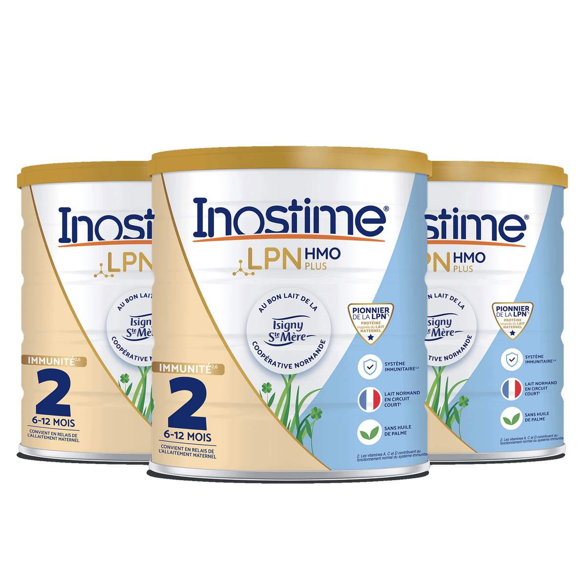Inostime Inostime Lait Infantile 2ème âge Lot de 3 boîtes