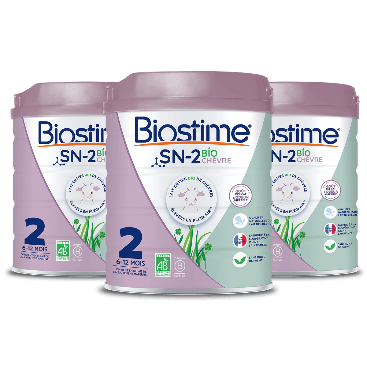 Biostime Biostime Lait de Chèvre 2ème âge Lot de 3 boîtes