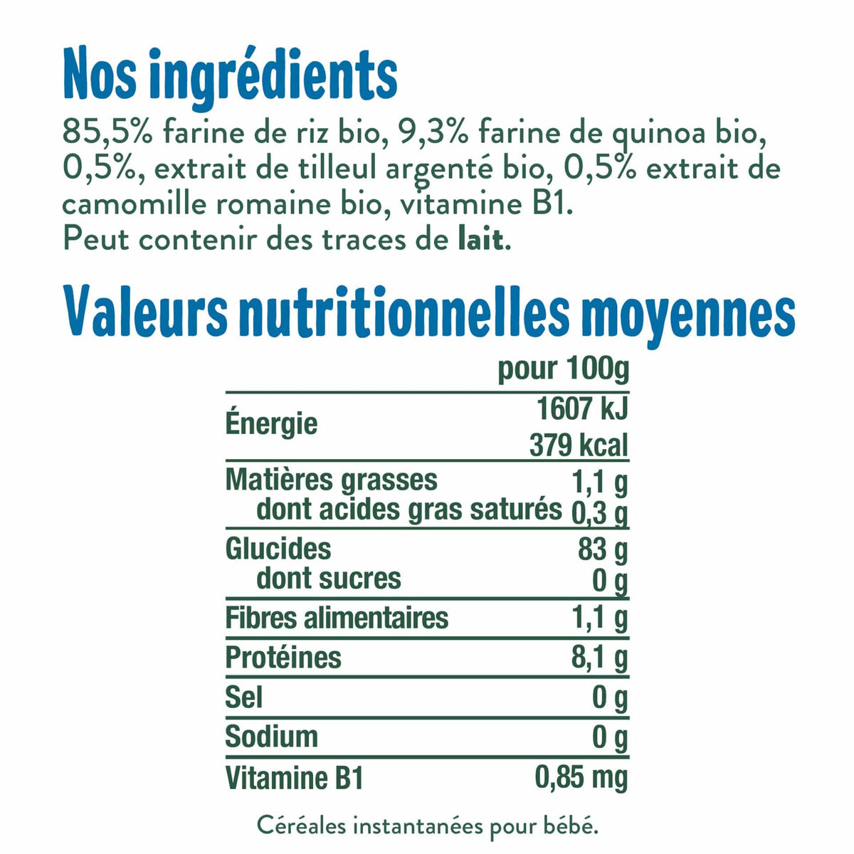 Good Gout Céréales nuit