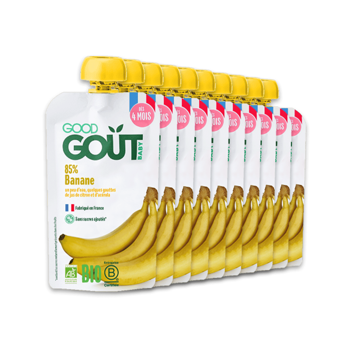 Good Gout Banane 10 x 120gr.