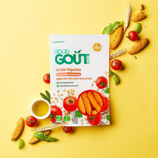 Good Gout Mini-baguettes à la tomate et au basilic