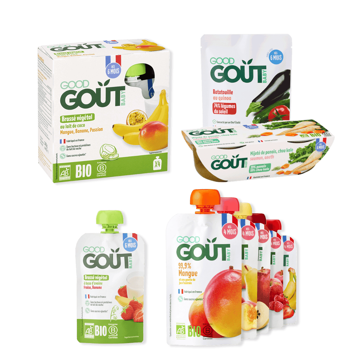 Good Gout Mon pack sans lait de vache 6 mois