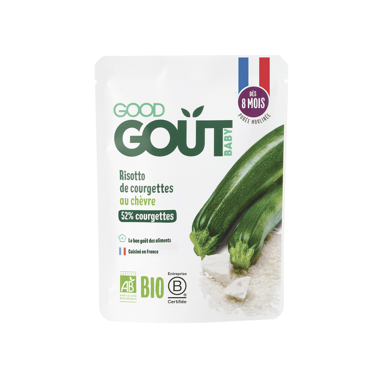 Good Gout Risotto de courgettes au chèvre