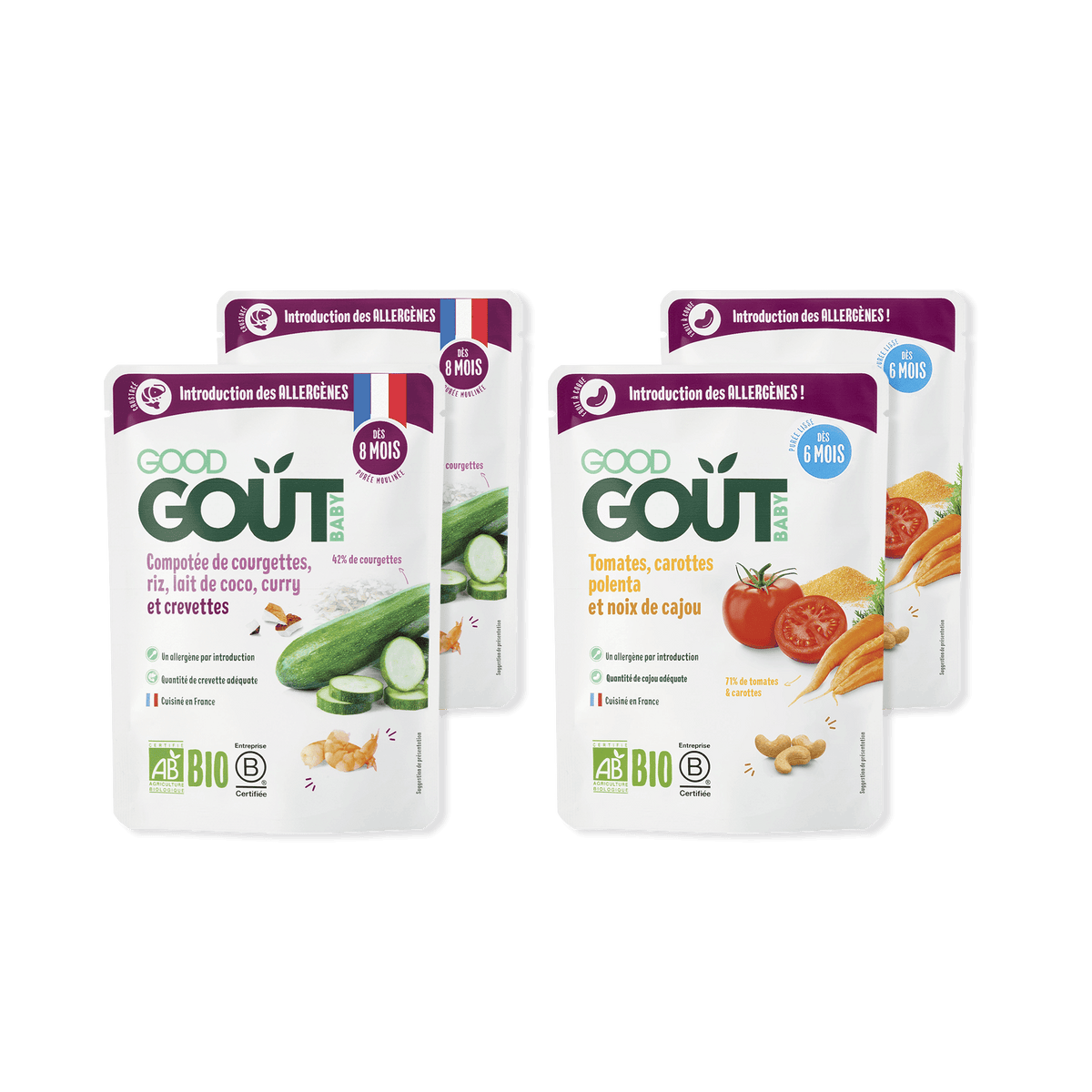 Good Gout Mon pack introduction des allergènes