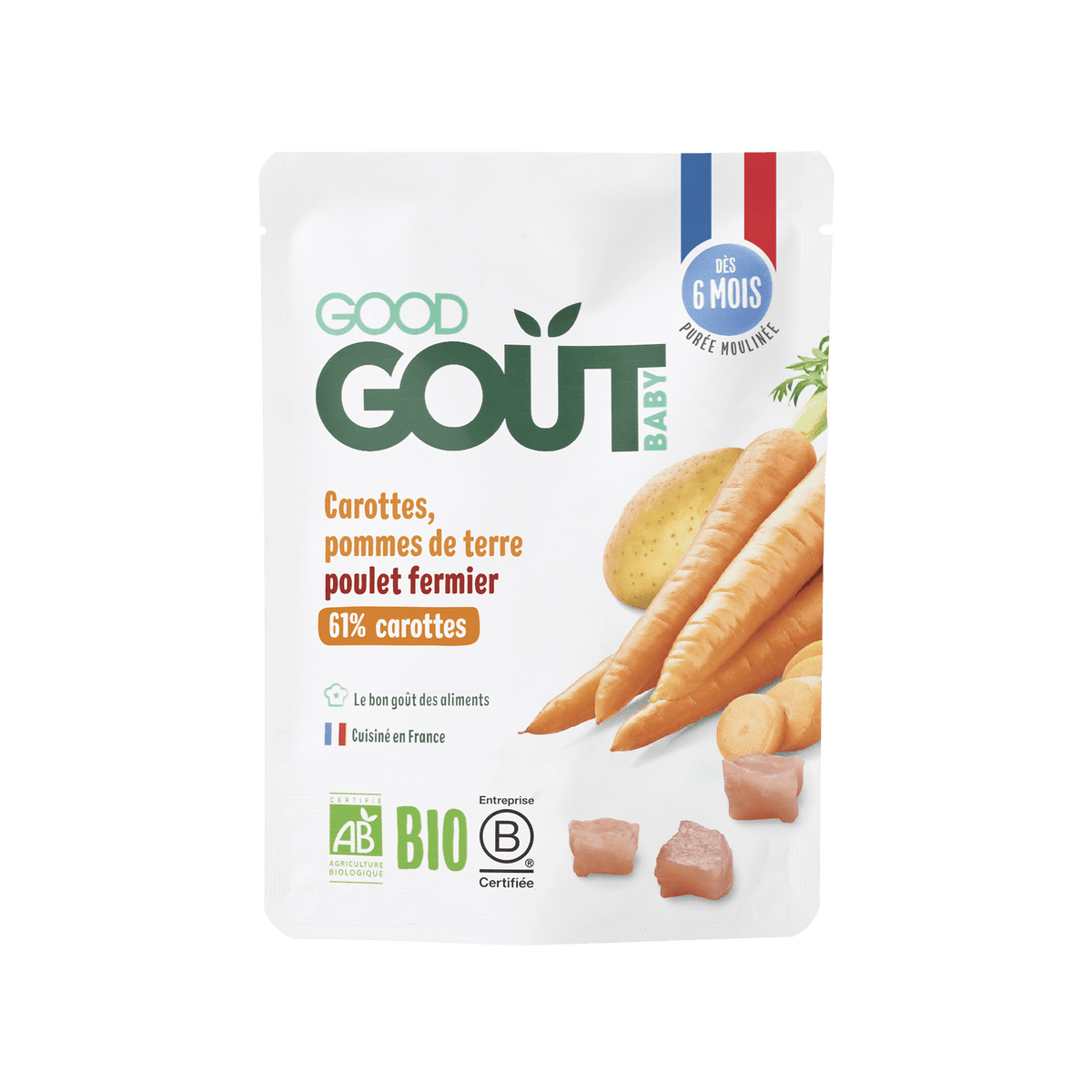 Good Gout Carotte, pomme de terre et poulet fermier