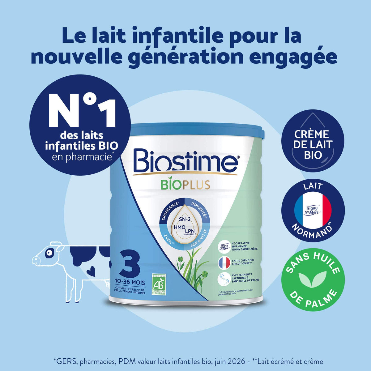 Biostime Biostime Lait de Croissance 3ème âge