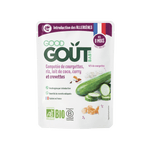 Good Gout Compotée de courgettes, riz, lait de coco, curry et crevette
