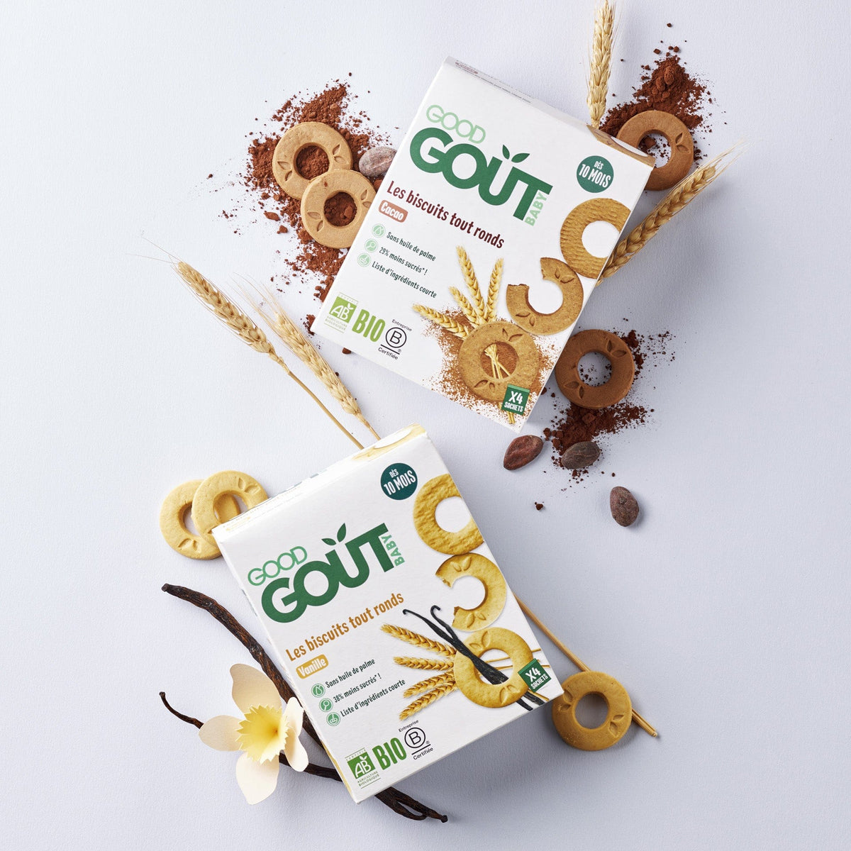 Good Gout Les Biscuits tout ronds vanille