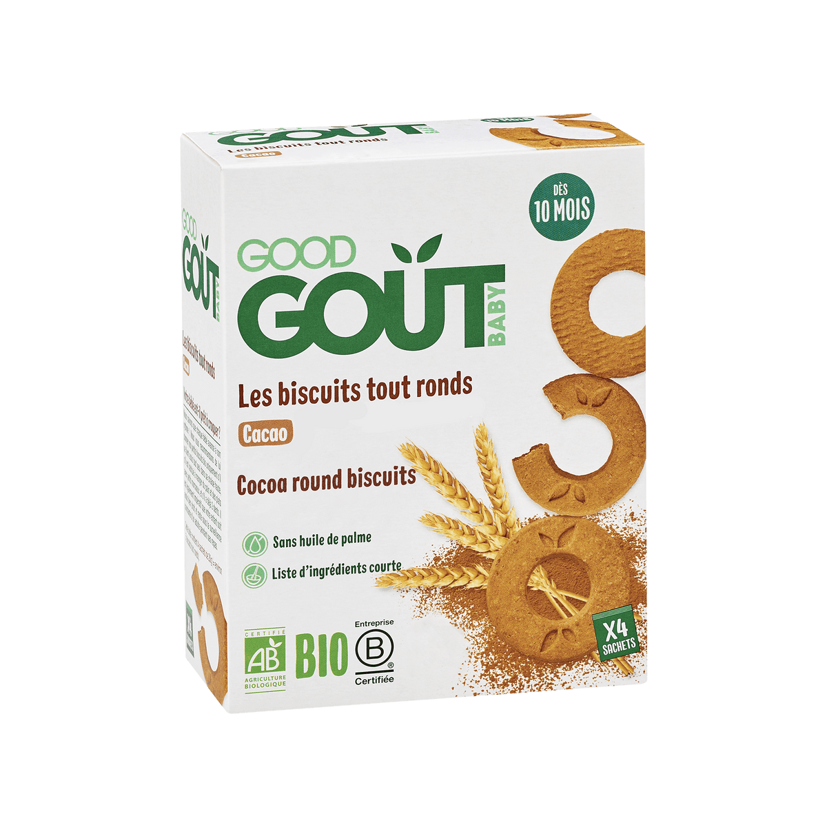 Good Gout Les Biscuits tout ronds cacao
