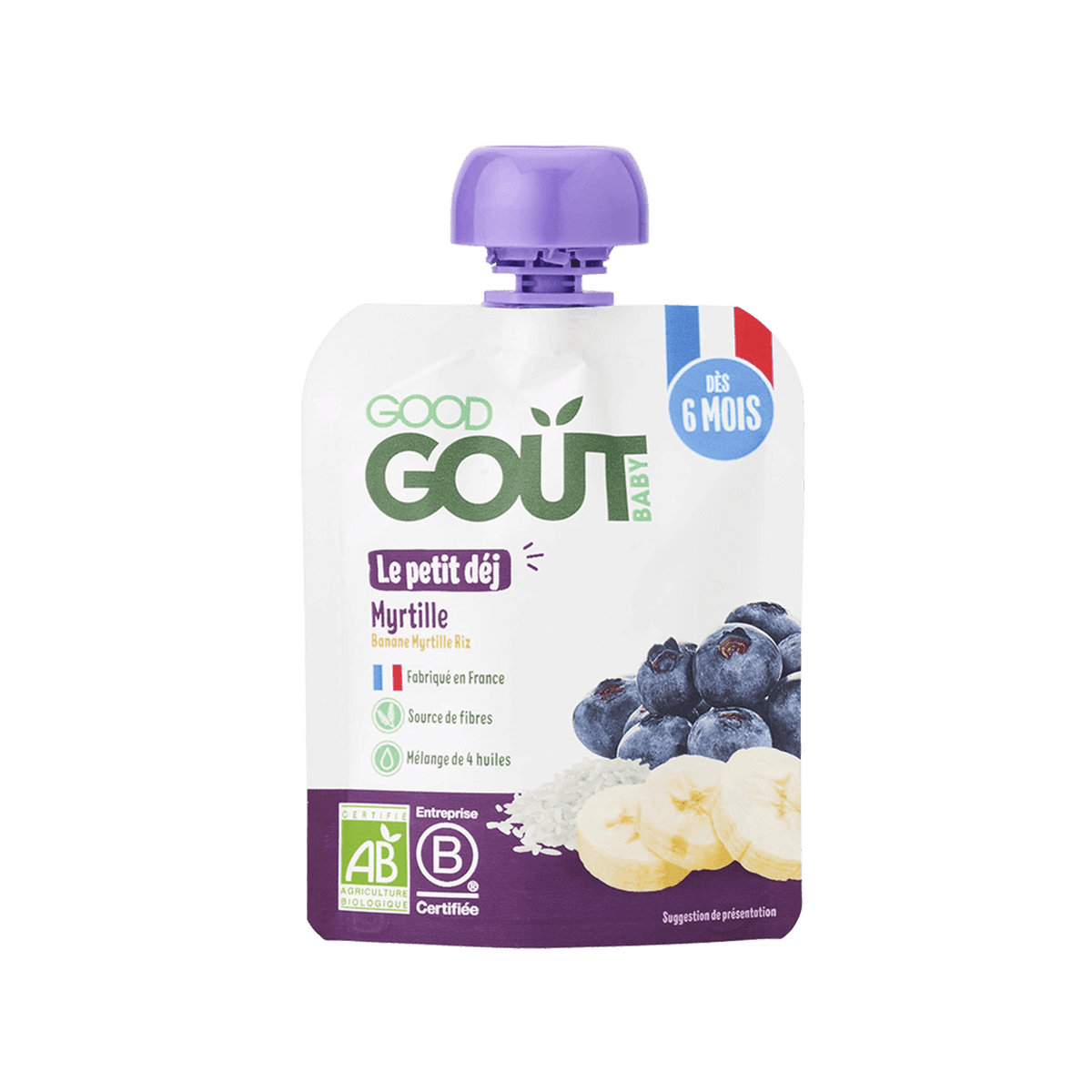 Good Gout Le petit déj myrtille 1 x 70gr.