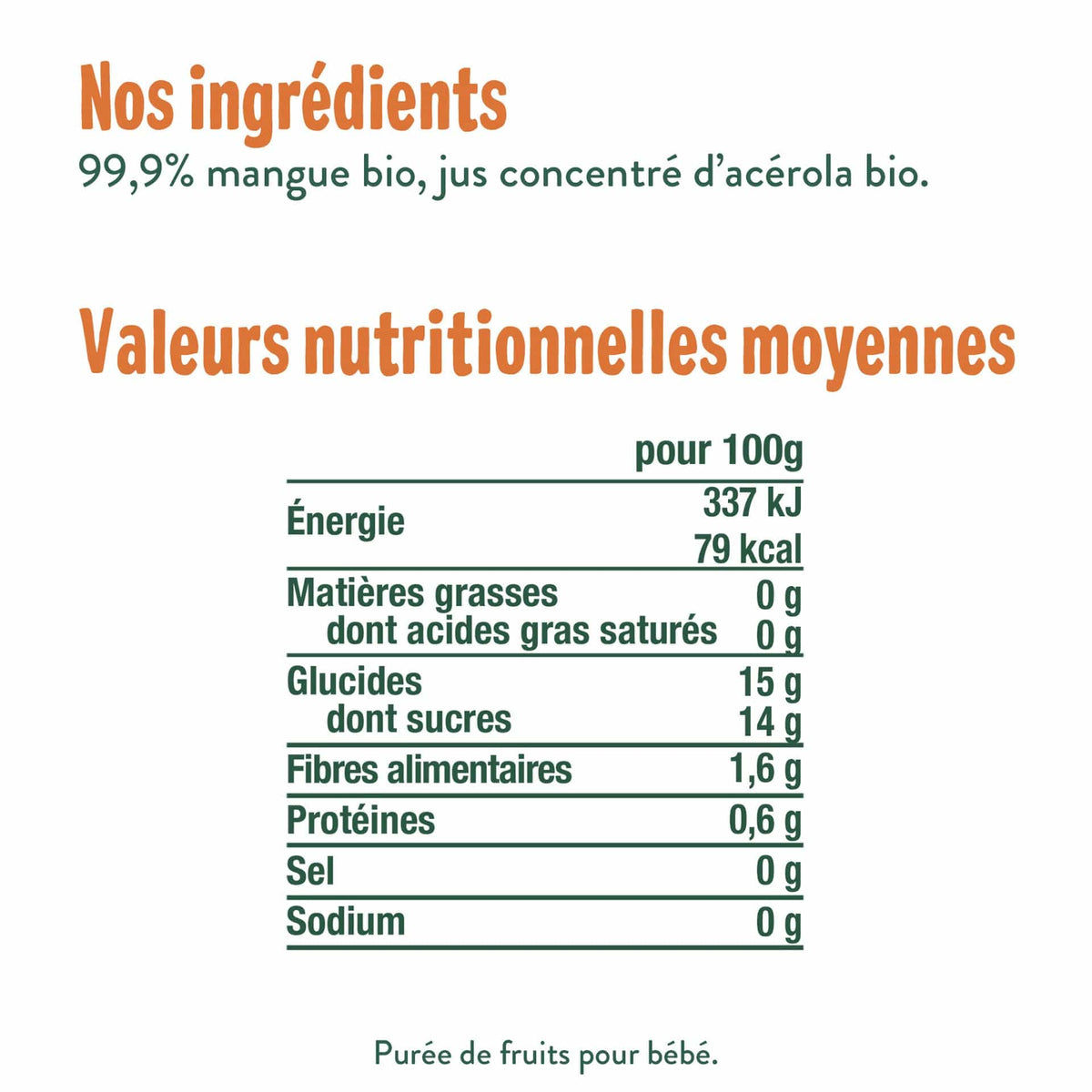 Good Gout Mon pack brassés et gourdes fruits