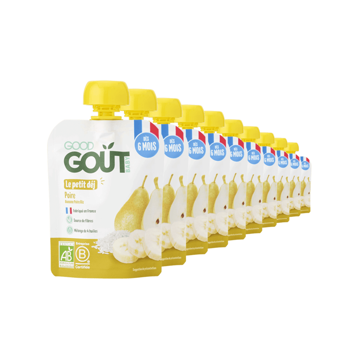 Good Gout Le petit déj poire 10 x 70gr.