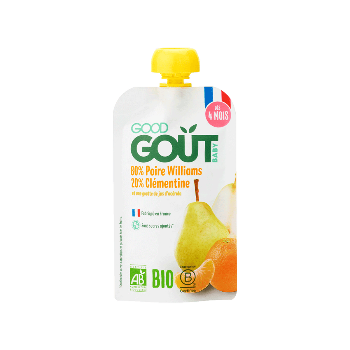 Good Gout Ma semaine gourdes Poire Clémentine
